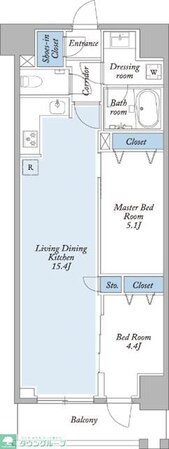 グランカーサ両国ヴェルデの物件間取画像